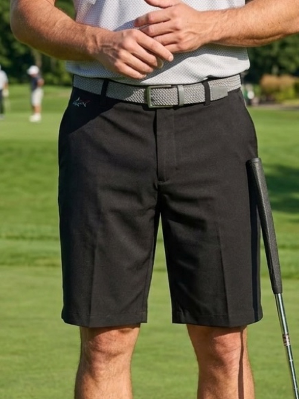 NWT Greg Norman Black Bermuda Shorts
